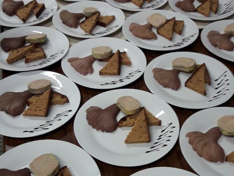 Service à l'assiette - Foie gras maison