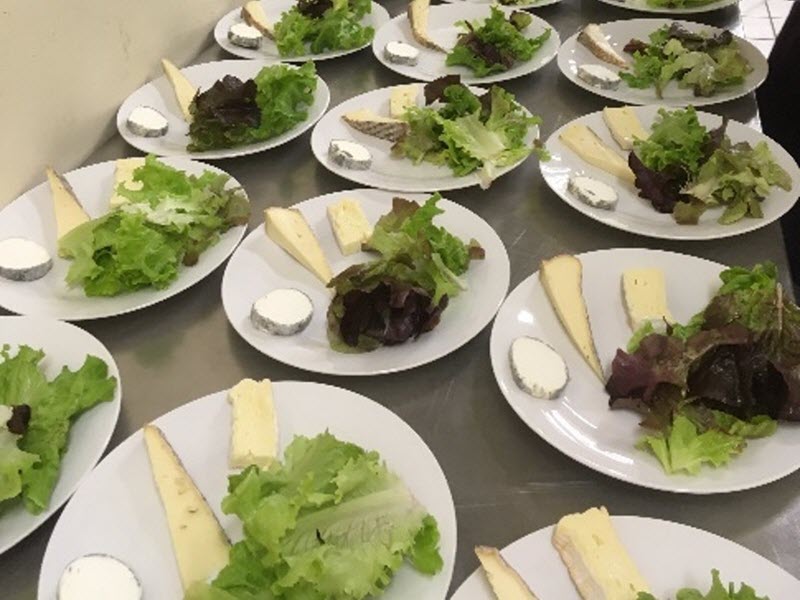 Service à l'assiette - Les fromages servis à l’assiette ou en buffet